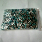 Metal twin pins with metal sleeves and rubber caps ( 1000pcs every box )