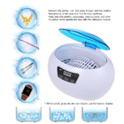 Digital Denture instrument Ultrasonic Cleaner with LCD Display for Jewelry / Watch / Denture
