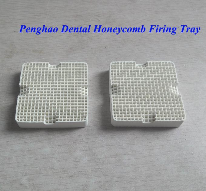 Dental lab furnace use ceramic honeycomb firing tray