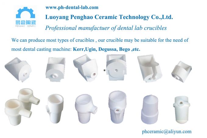 PH Dental Lab Ceramic Crucibles For Casting ( Vertical ,Horizontal )
