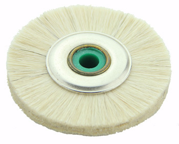 48mm White Goat Hair Soft Dental Polish Brush
