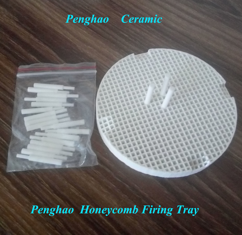 D60mm Round Dental Ceramic  Honeycomb Firing Tray  (ceramic  pins)