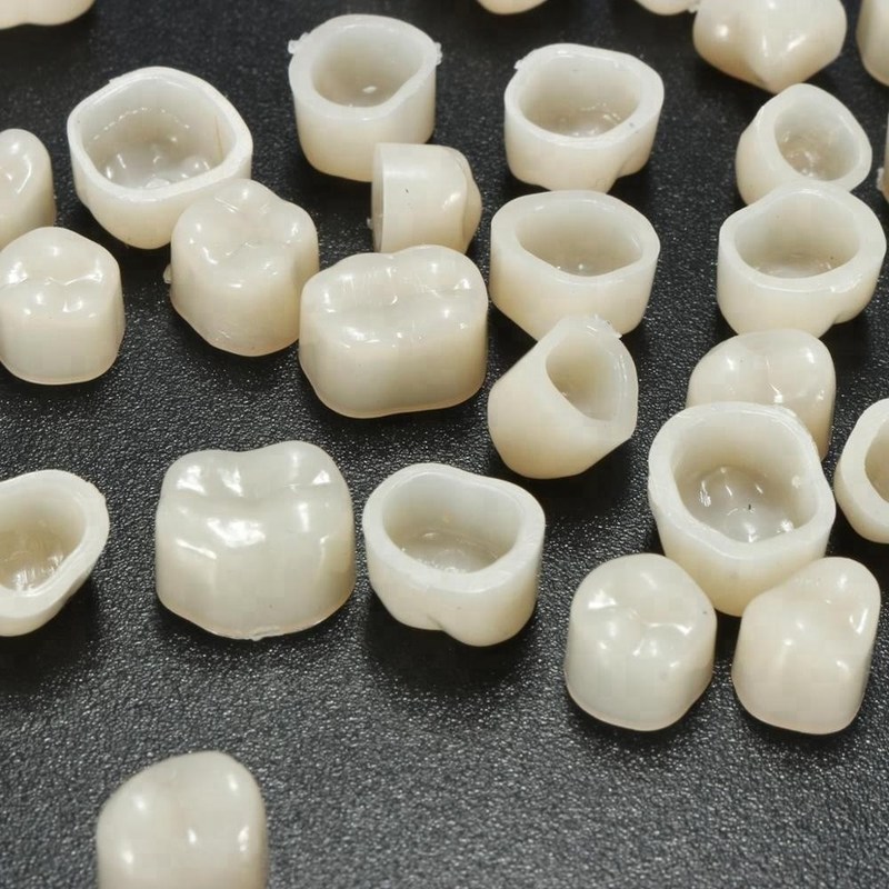 Dental Materials Mixed Temporary Crown Anterior Front Veneers Teeth