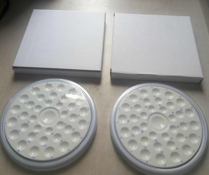 Round Dental Ceramic Mixing Plate (Mixing Slab )( having bottom& cover )