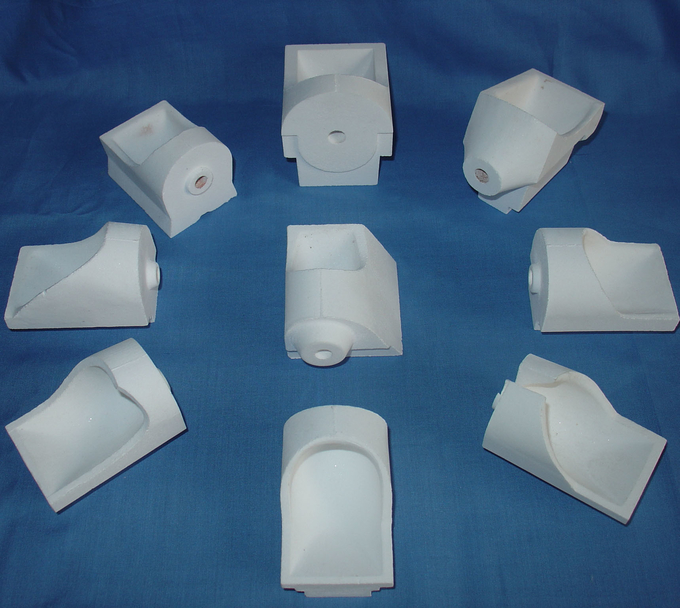 PH High Quality Ceramic Dental Lab Crucibles Series ( Vertical ,Horizontal )