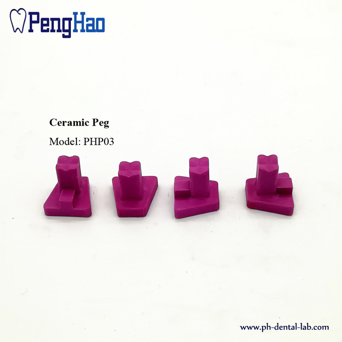 Ceramic Peg / Single Pointed Teeth Burning Rack (Slant shape)
