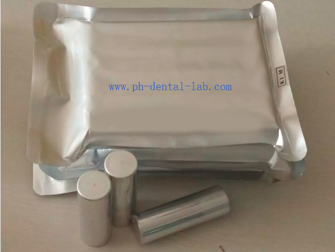 Pink color Elastic denture materials cartridges for dental injection system