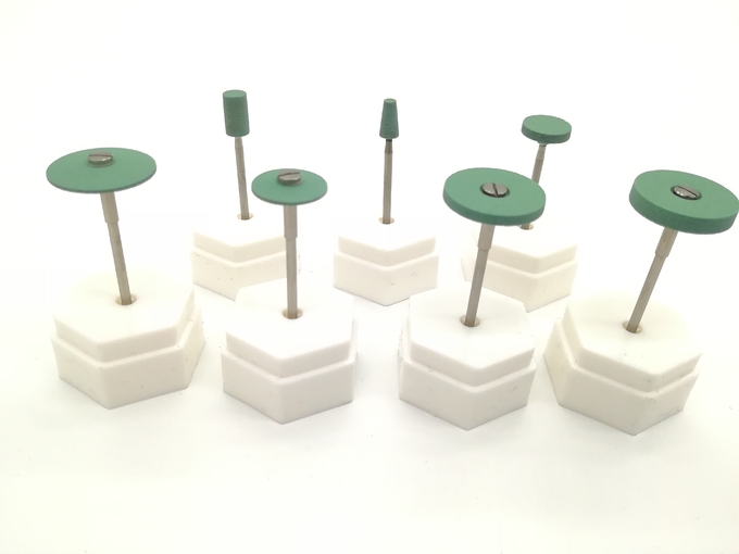 Dental ceramic grinders ,diamond grinding  burs for zirconia brown(22.0x4.0mm)