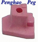 ( Hole )Dental Lab Ceramic Peg/ Single Pointed Teeth Burning Rack