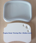 Medium Model Wet Porcelain Mixing tray for dental lab (Having plastic cover)