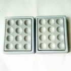 Dental Ceramic  Mixing Slab (  Plate),12 Slots , having plastic Cover & bottom