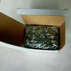 Metal double pins with metal sleeves and rubber caps ( 1000pcs every box )