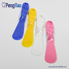Plastic dental mixing spatula for single use