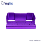 Hot sale denture bur holder/ 26-hole autoclavable box for opening with different colors