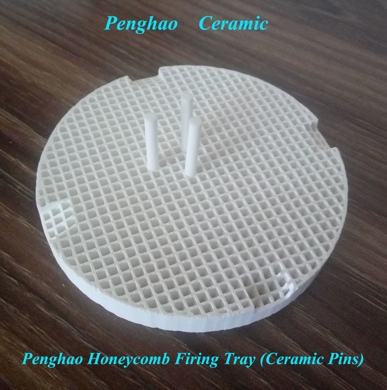 D72mm Round Dental Honeycomb Firing Tray  (ceramic pins)