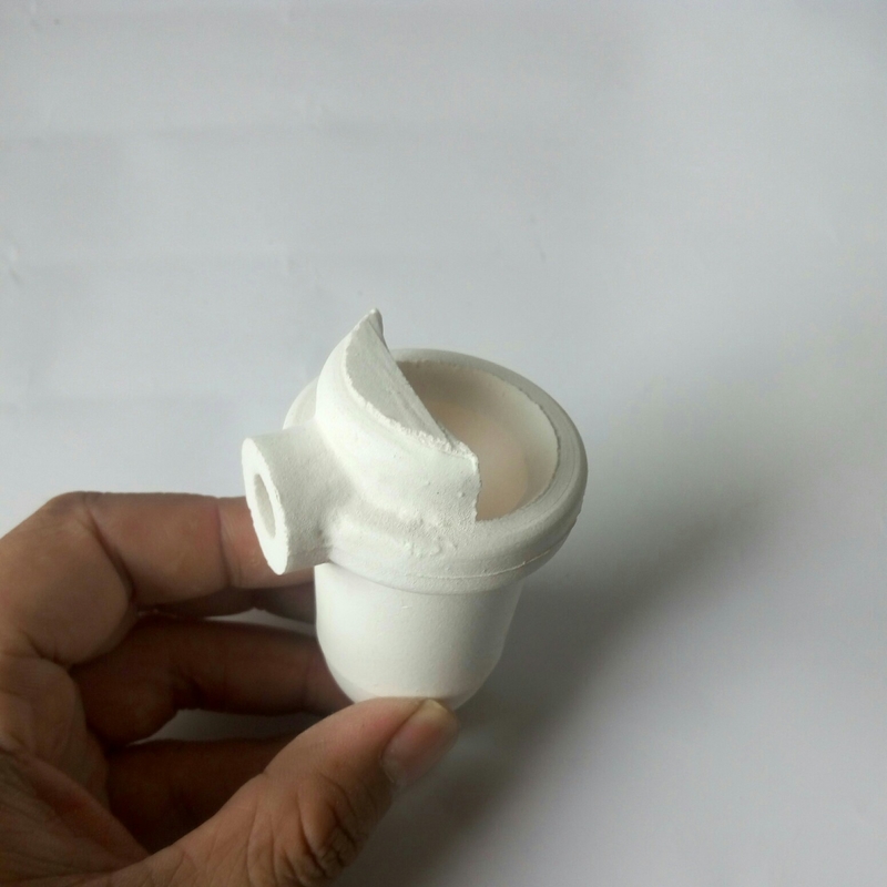 Dental ceramic lab quartz crucible  for Galloni fusus induction casting machine