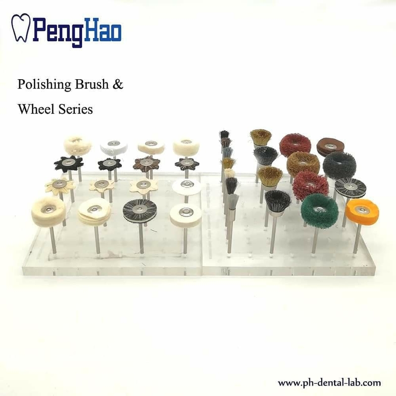 hot sale Dental Polishing Brushes for handpiece with goat hair type bristle type 22mm 19mm