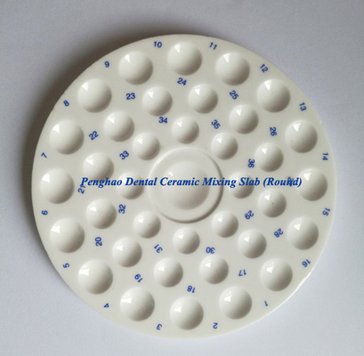 Round Dental Ceramic Mixing Slab(Wet tray )(Mixing tray ) (35 wells) supplier