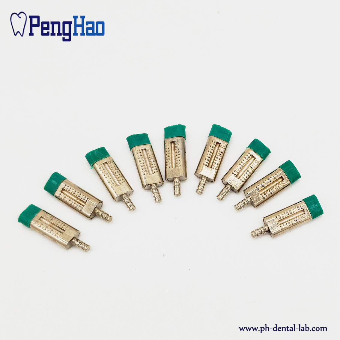 Bc Tooth Pin Dental Disposable High Precision Brass Twin Pins Blue Color/Dental ...