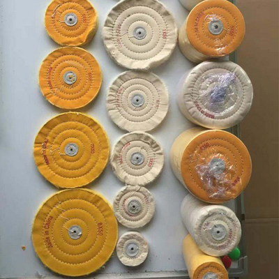 Cotton muslin white buff buffing wheel for jewelry&dental polishing